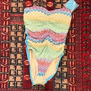 PQ Swim Multicolor Zigzag One Piece